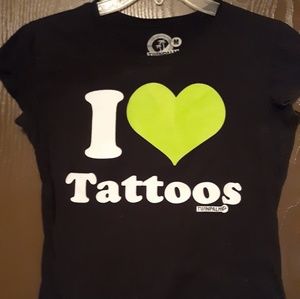A womans graphic tee